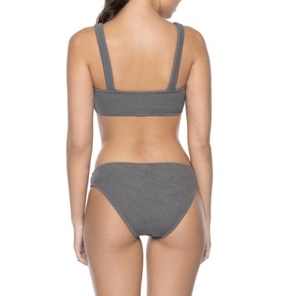 Pilyq Revolve NWT Brand Swim Sand Reef Gray Bikini Set - Picture 2 of 12